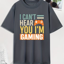 Men's Trendy Pattern Print Graphic Design Crew Neck T-shirt - Casual and Comfy Summer Tee for Daily Wear and Vacation Resorts