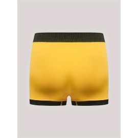 1pc/Set Men's Breathable Boxer Briefs - Soft And Comfortable Underwear For Emotional Support