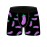 Men's Purple Eggplant Print Boxer Briefs - Breathable and Comfy High Stretch Trunks