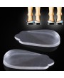 Silicone Gel Corrective Cushion Foot Heel Elastic Care Half Insole Shoe Pad