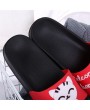 Soft Soled Men Women Summer Slippers Cute Cat Pattern Non-slip Couple Slippers