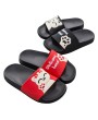 Soft Soled Men Women Summer Slippers Cute Cat Pattern Non-slip Couple Slippers