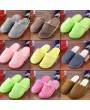 Plush Indoor Home Women Men Anti Slip Shoes Soft Warm Cotton Silent Slippers