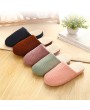 Super Soft Anti-skid Warm Cotton Striped Slippers Plush Indoor Couple Slipper