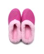 Warm Breathable Fur Shoes Anti-skid Sole Indoor Sandals Men & Women Slippers