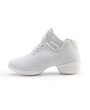 Soft Bottom Breathable Dance Shoes With Net Vamps Increased Dance Sneakers