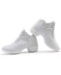 Soft Bottom Breathable Dance Shoes With Net Vamps Increased Dance Sneakers