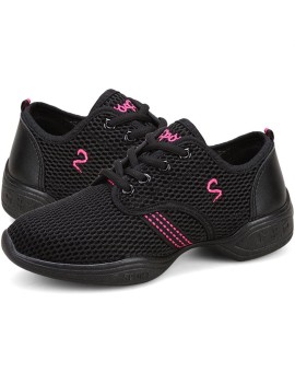 Female Dance Sneakers Soft Mesh Shoes Woman Jazz Ballroom Practicing Shoes