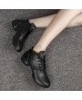 Women Dance Shoes Soft Cow Leather Shoes Sneakers Anti-slip Dance Shoes