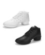 Women Dance Shoes Soft Cow Leather Shoes Sneakers Anti-slip Dance Shoes