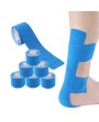 Cross-boundary best-selling type I muscle sports bandage professional running fitness knee and ankle strain tape blue (5cm*5m)