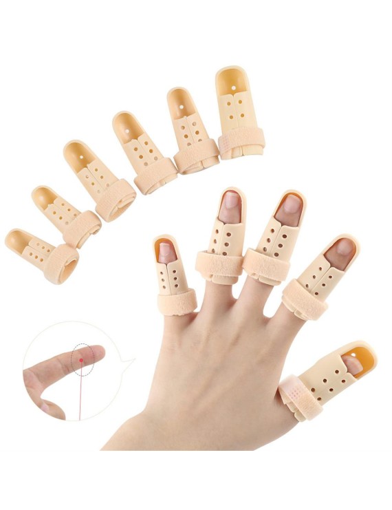 Cross border for PE men and women basketball extensor tendon rupture finger joint dislocation finger fixation splint cover skin color 0 (suitable for 38-42mm finger length)