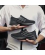 Fly Line Mesh Upper Breathable Sneakers Anti-skid Casual Sports Shoes For Men