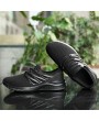 Fly Line Mesh Upper Breathable Sneakers Anti-skid Casual Sports Shoes For Men