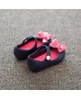 Children Shoes Bowknot Style Cute and Sweet Buckle Strap Closure Round Toe