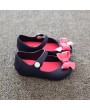 Children Shoes Bowknot Style Cute and Sweet Buckle Strap Closure Round Toe