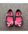 Children Shoes Bowknot Style Cute and Sweet Buckle Strap Closure Round Toe