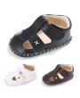 Summer style 0-1 year old toddler shoes boys and girls baby non-slip baby walking sandals brown 12.5cm