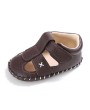 Summer style 0-1 year old toddler shoes boys and girls baby non-slip baby walking sandals brown 12.5cm