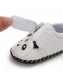 Spring and autumn 0-1 year old baby cartoon panda toddler shoes rubber shoes brown 12CM/76 grams of non-slip shoes