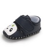 Spring and autumn 0-1 year old baby cartoon panda toddler shoes rubber shoes brown 12CM/76 grams of non-slip shoes