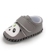 Spring and autumn 0-1 year old baby cartoon panda toddler shoes rubber shoes brown 12CM/76 grams of non-slip shoes