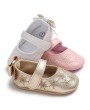 Baby shoes female baby soft embroidered toddler shoes white 13CM/ 48g