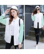 Candy Color Space-wadding Baseball Jackets Casual Loose Outwear for Women