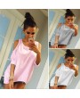 Cotton Women Short Sleeve T-Shirt All Match Clothes O Neck Bat Sleeve Tops