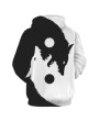 Wolf Print Casual Hoodie