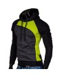 IZZUMI Paneled Raglan Sleeve Hoodie