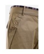 Zipper Fly Crimping Capri Pants